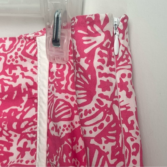 Lilly Pulitzer Cala Skort Hotty Pink White Get Crackin size 6 EUC - Picture 3 of 6